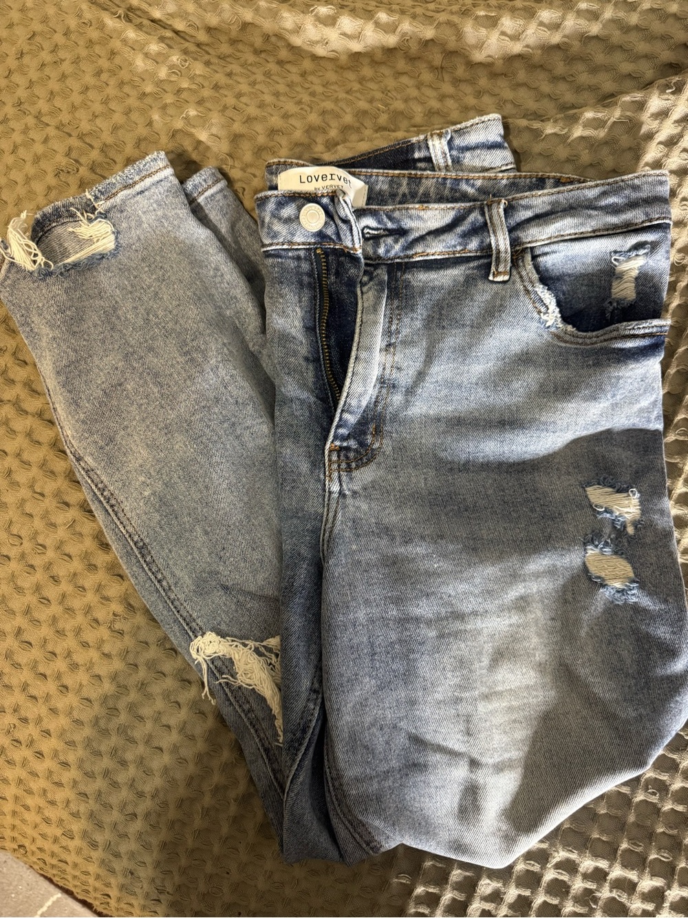 Loveivet crop/ ankle jeans